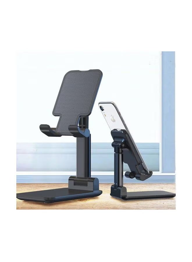 Foldable Retractable Phone & Tablet Stand - Portable Desktop Holder For Live Streaming And Hands-Free Use - Image 2